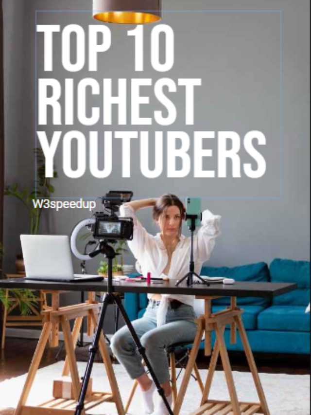 Top 10 Richest Youtubers with their income