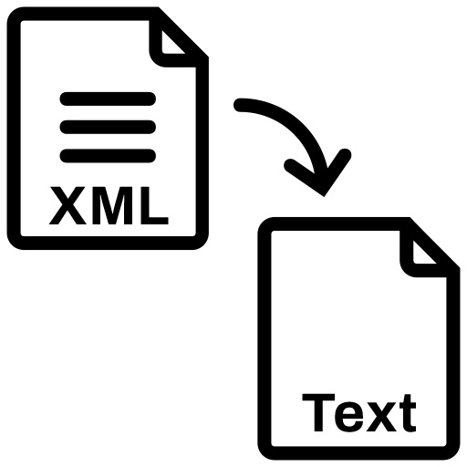 XML to TEXT Converter