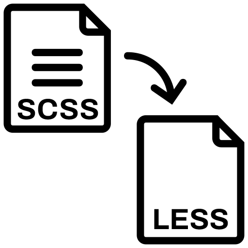 SCSS to LESS Converter