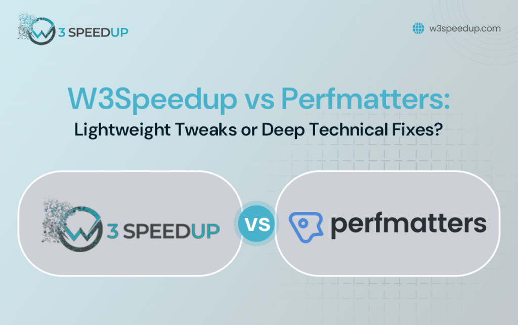W3Speedup vs Perfmatters Comparison